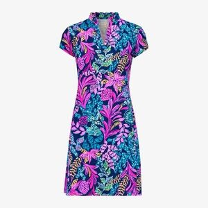Lily Pulitzer Caicos Calypso Short Sleeve Dress Golf Athletic Dress sz small